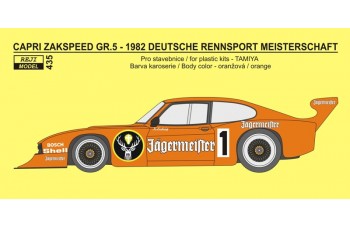 Decal – Ford Capri Zakspeed Gr.5 - 1982 DRM Nürburgring / Wunstorf - K.Ludwig 1/24